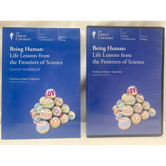 Great Courses: Being Human 2 DVDS and 1 Course Guidebook - Picture 1 of 2